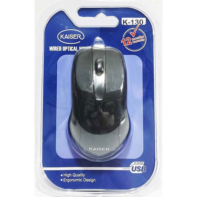 Kaiser-K-130-Mouse-Wired ماوس کایزر مدل K-130 ا Kaiser K-130 Mouse Wired — تصویر 2