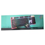 کیبورد و ماوس سیمی Centro leon مدل KM200 لایتدار گیمینگ ا Keyboard Mouse Wired centro leon km 200 — تصویر 6