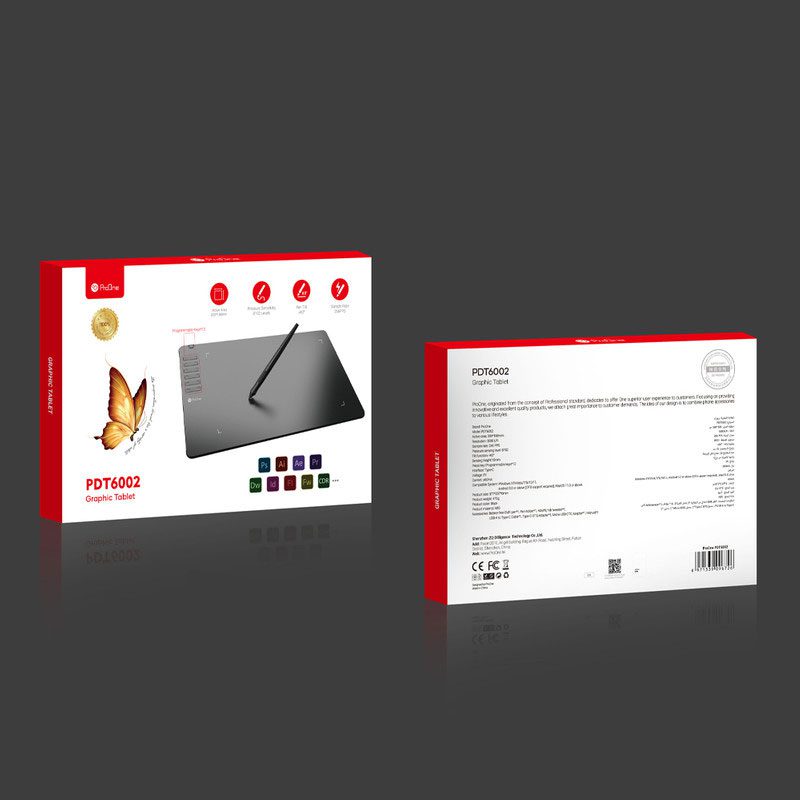 ProOne-PDT6002-Graphics-Tablet-with-Light-Pen-01 قلم نوری پرووان مدل PDT6002 ا ProOne PDT6002 Graphics Tablet with Light Pen — تصویر 2