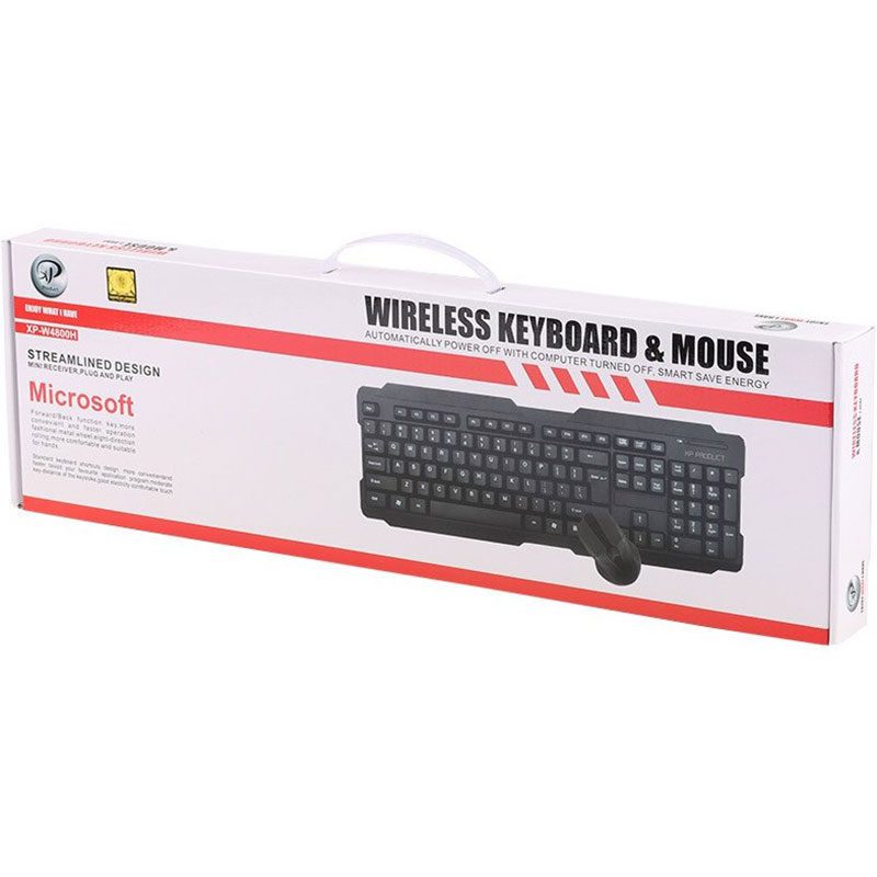 XP-PRODUCT-XP-W4800-WIRELESS-MOUSE-AND-KEYBOARD-01 ماوس و کیبورد بی سیم ایکس پی 4800-XP — تصویر 2