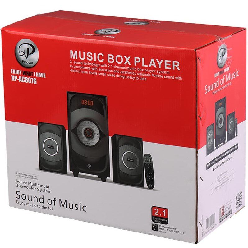 XP-Product XP-AC807G Desktop Speaker 01 اسپیکر دسکتاپ ایکس پی-پروداکت مدل XP-AC807G — تصویر 2