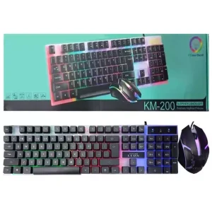 کیبورد و ماوس سیمی Centro leon مدل KM200 لایتدار گیمینگ ا Keyboard Mouse Wired centro leon km 200 کد 6010 - سیکاس کالا کیبورد و ماوس سیمی Centro leon مدل KM200 لایتدار گیمینگ ا Keyboard Mouse Wired centro leon km 200 — تصویر 3