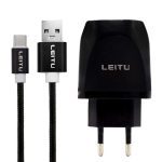 شارژر دیواری لیتو مدل LH - 19 به همراه کابل تبدیل USB-C