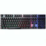 کیبورد و ماوس سیمی Centro leon مدل KM200 لایتدار گیمینگ ا Keyboard Mouse Wired centro leon km 200
