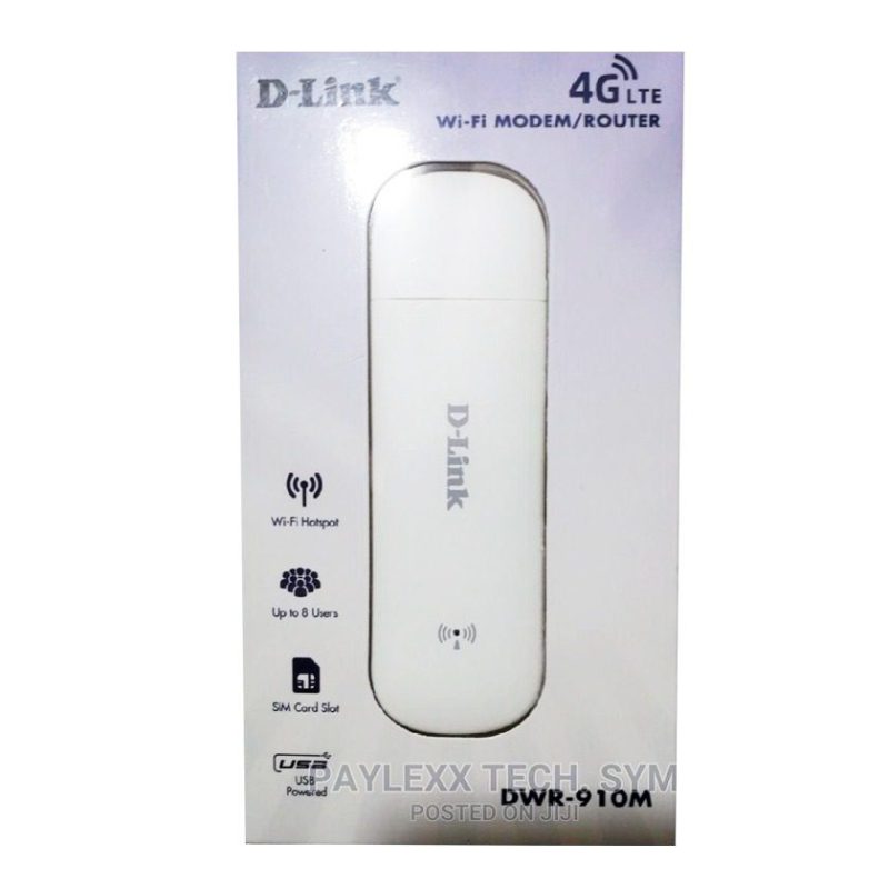 مودم 4G/LTE قابل حمل دی لینک مدل DWR-910M ا D-Link DWR-910M Wireless 4G/LTE Portable Modem