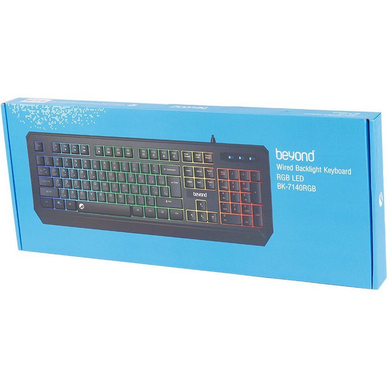 کیبورد باسیم بیاند مدل BK-7140 ا Beyond BK-7140 RGB Wired Keyboard کد 6358 - سیکاس کالا کیبورد باسیم بیاند مدل BK-7140 ا Beyond BK-7140 RGB Wired Keyboard — تصویر 2