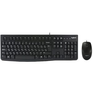 کیبورد و ماوس لاجیتک MK120 ا Logitech MK120 Wired Keyboard and Mouse