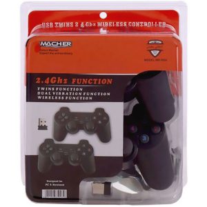 دسته بازی بی سیم دوبل شوک دار Macher MR-W64 PC ا Macher MR-W64 PC Gaming Controller کد 6815 - سیکاس کالا دسته بازی بی سیم دوبل شوک دار Macher MR-W64 PC ا Macher MR-W64 PC Gaming Controller — تصویر 2
