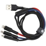 کابل ۳ سر فست شارژ ProOne PCC280 2.4A 1m ا ProOne Pcc280 2.4A 1m 3IN1 Cable