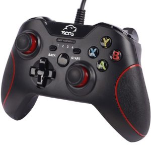 دسته بازی تک شوکدار سیمی TSCO TG120 ا TSCO TG120 Wired Gamepad