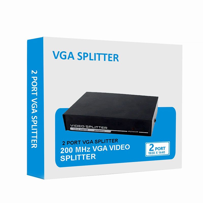 VGA-2002-1-to-2-VGA-Splitter-01 اسپلیتر 2 پورت VGA مدل 2002 — تصویر 2