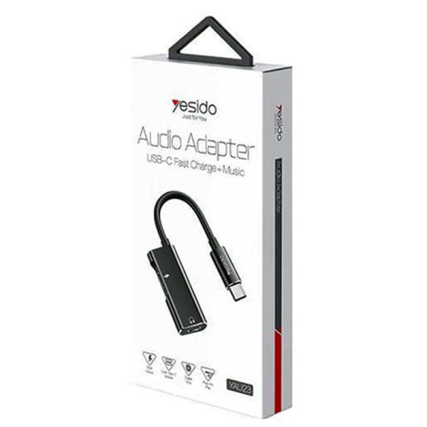 مبدل 1 به 2 USB-C یسیدو مدل YAU23 — تصویر 2