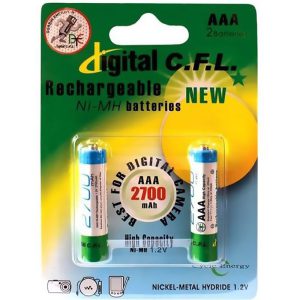 باطری نیم قلمی قابل شارژ دیجیتال سی.اف.ال مدل B-2700 بسته 2 عددی کد 4236 - سیکاس کالا باطری نیم قلمی قابل شارژ دیجیتال سی.اف.ال مدل B-2700 بسته 2 عددی — تصویر 2
