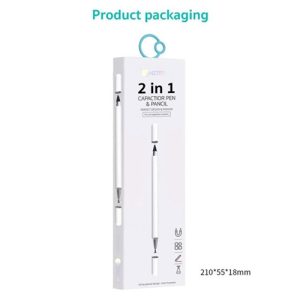 قلم لمسی دو سر کوتتسی Coteetci 2IN1 capacitive pen 62003 — تصویر 2