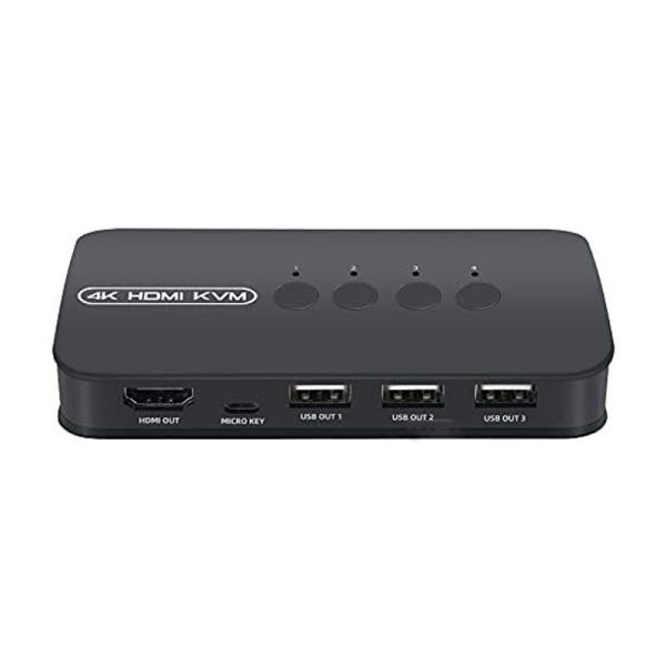 کی وی ام سوییچ 4 پورت HDMI دستی مدل HK-401 اورجینال — تصویر 2