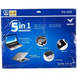 محافظ صفحه نمایش و پشت لپ تاپ مدل TO-501 مناسب برای لپ‌ تاپ 15.6 اینچ به همراه محافظ کیبورد و ماوس پد — تصویر 2