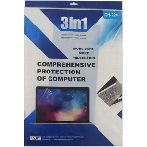 محافظ صفحه نمایش و پشت لپ تاپ به همراه محافظ کیبرد مدل QH-224 - سیکاس کالا محافظ صفحه نمایش و پشت لپ تاپ به همراه محافظ کیبرد مدل QH-224
