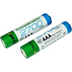 باطری نیم قلمی قابل شارژ دیجیتال سی.اف.ال مدل B-2700 بسته 2 عددی