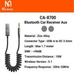 گیرنده بلوتوث صدا برق مستقیم مک دودو مدل Mcdodo 8700 ا Mcdodo Aux To Bluetooth Converter 8700 — تصویر 3