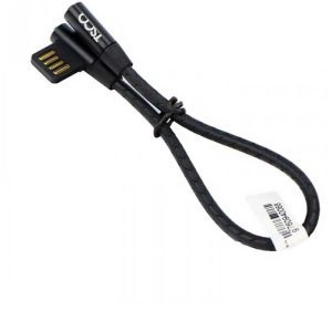 کابل TSCO TC MC 76 20cm Type-C دو سر L ا TSCO TC MC 76 20cm L shape Type-C mini cable