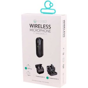 میکروفون یقه ای بی سیم Coteci 74011 — تصویر 2