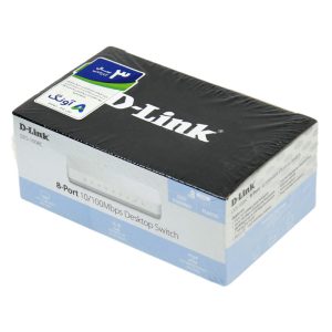 سوئیچ شبکه 8 پورت دی لینک مدل DES-1008C ا D-Link 8Port 10/100 Mbps Unmanaged Switch DES-1008C
