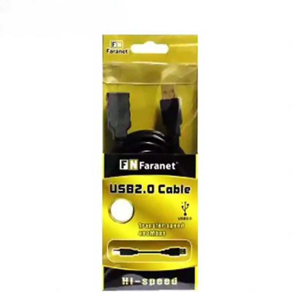 کابل افزایش طول 3 متری USB2.0 برند فرانت مدل FN-U2CF30 ا FARANET FN-U2CF30 Cable Extension — تصویر 2
