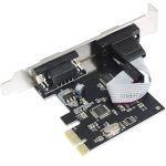 کارت اینترنال سریال RS232 دو پورت Mini Tech مدل WCH Chip