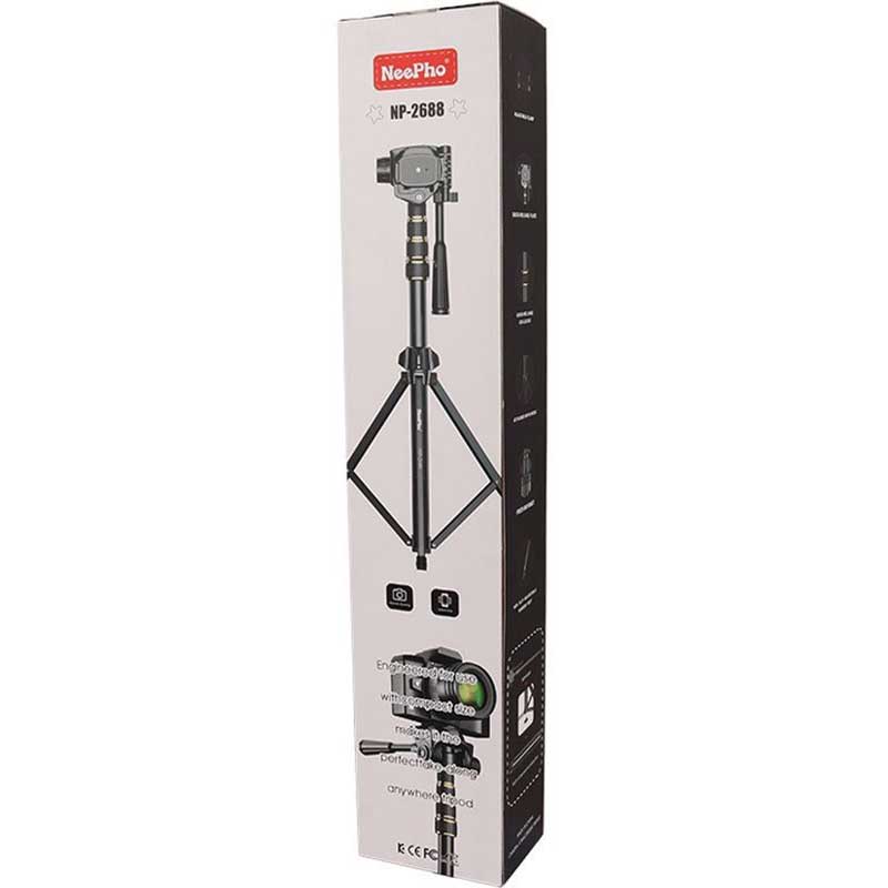 سه پایه دوربین نیفو NeePho NP-2688 ا NeePho NP-2688 Camera Tripod کد 6951 - سیکاس کالا سه پایه دوربین نیفو NeePho NP-2688 ا NeePho NP-2688 Camera Tripod — تصویر 2