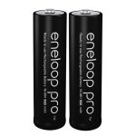 باطری نیم قلمی ۲تایی Panasonic Eneloop Pro HR03 1.2V AAA