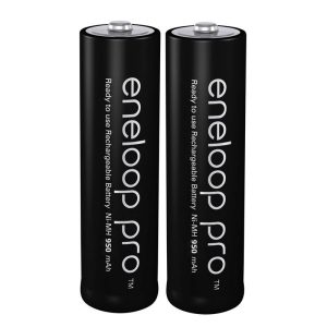 باطری نیم قلمی ۲تایی Panasonic Eneloop Pro HR03 1.2V AAA