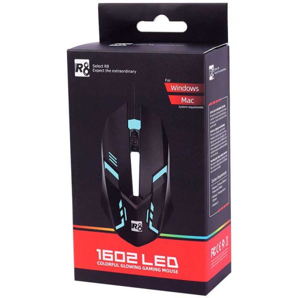 ماوس گیمینگ R8 1602 ا R8 1602 LED Gaming Mouse — تصویر 5