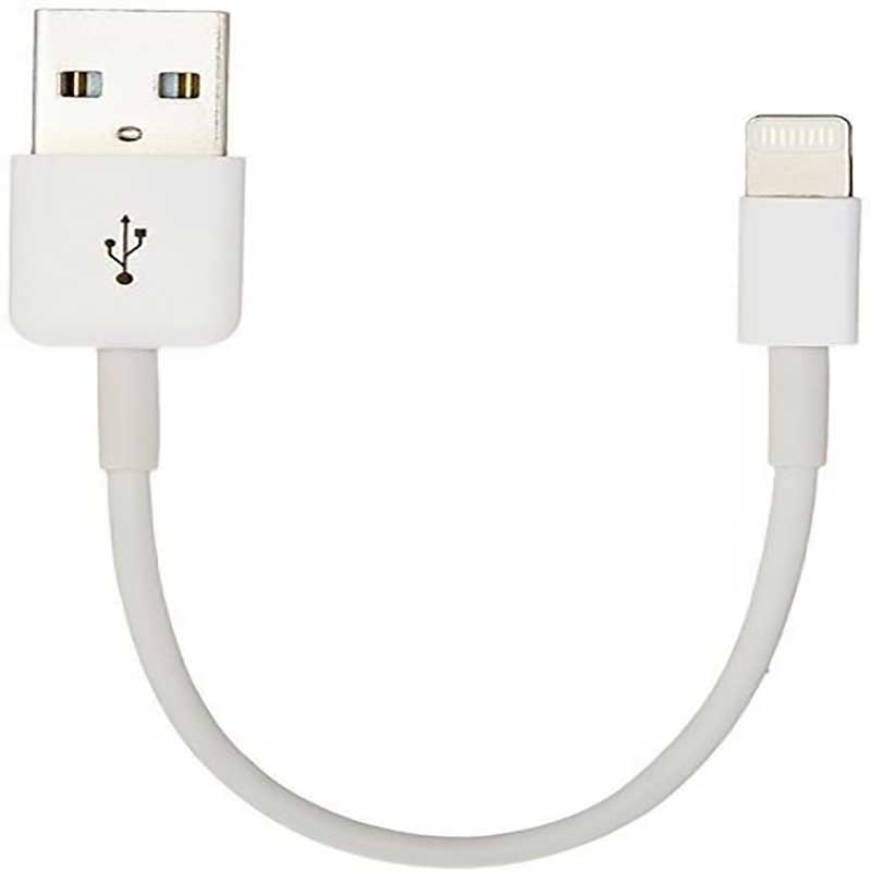 کابل کوتاه شارژ آیفون مخصوص پاوربانک کد 2812 - سیکاس کالا کابل کوتاه شارژ آیفون مخصوص پاوربانک