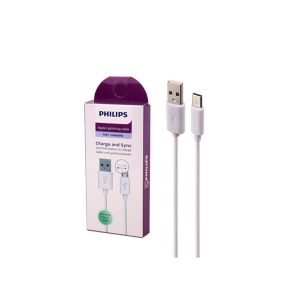 کابل تایپ سی فست شارژ Philips ا Philips 1m Type-C Cable