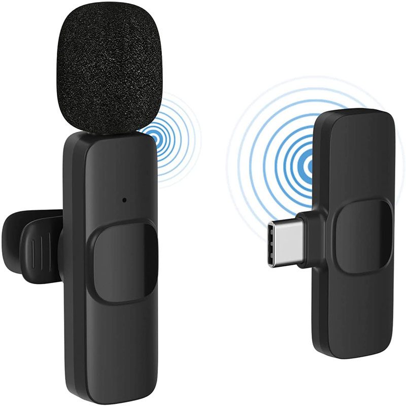 میکروفن type c یقه ای k9 ا K9 type c collar microphone کد 6922 - سیکاس کالا میکروفن type c یقه ای k9 ا K9 type c collar microphone — تصویر 2