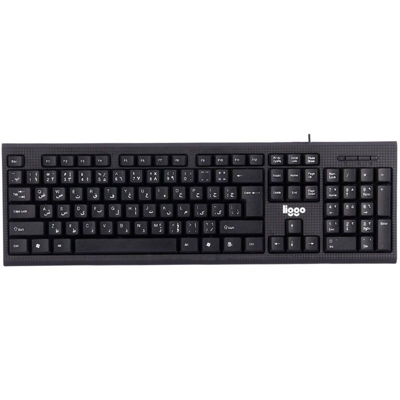کیبورد Liggo K112 ا Liggo K112 Keyboard کد 7036 - سیکاس کالا کیبورد Liggo K112 ا Liggo K112 Keyboard — تصویر 5