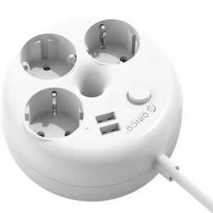 چند راهی برق و دو یو اس بی اوریکو ORICO-ODR-3A2U-10A-ID USB Smart Power Strip — تصویر 2