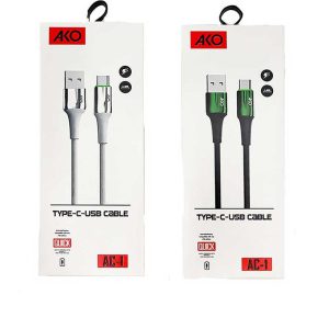 کابل تایپ سی آکو AKO مدل AC-1 ا TYPE-C AKO CABLE MODEL AC-1 کد 7015 - سیکاس کالا کابل تایپ سی آکو AKO مدل AC-1 ا TYPE-C AKO CABLE MODEL AC-1 — تصویر 3