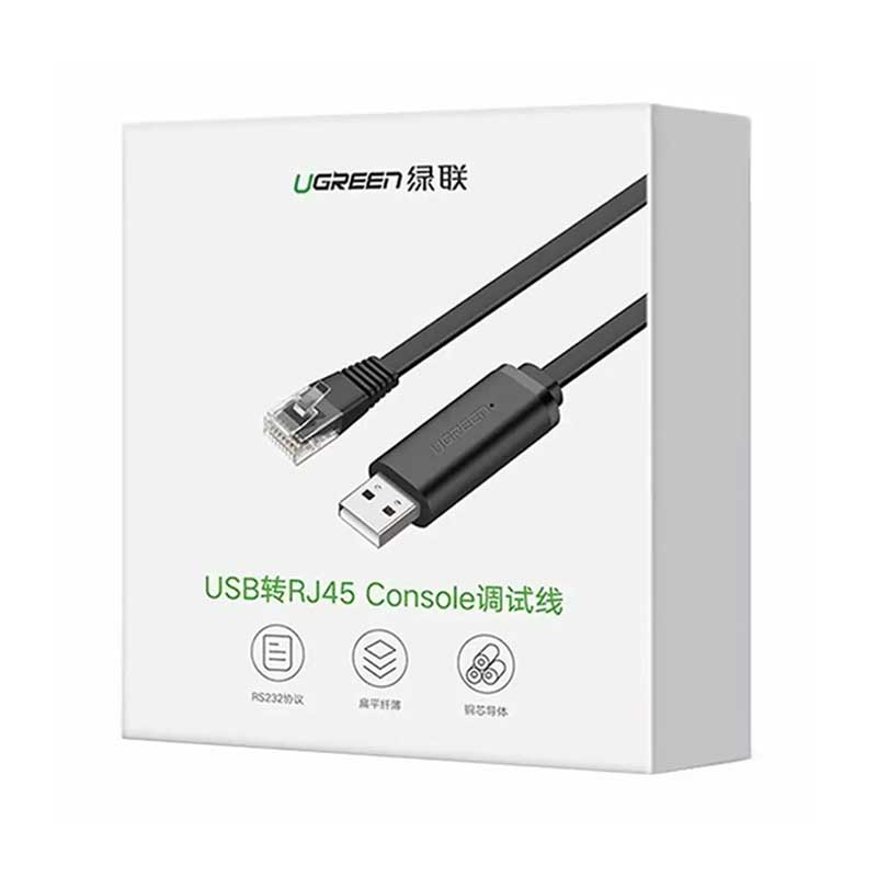 کابل تبدیل 1.5 متری USB به RJ45 یوگرین CM204 ا UGREEN CM204 50773 1.5m USB to RJ45 Cable کد 7018 - سیکاس کالا کابل تبدیل 1.5 متری USB به RJ45 یوگرین CM204 ا UGREEN CM204 50773 1.5m USB to RJ45 Cable — تصویر 2