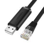 کابل تبدیل 1.5 متری USB به RJ45 یوگرین CM204 ا UGREEN CM204 50773 1.5m USB to RJ45 Cable