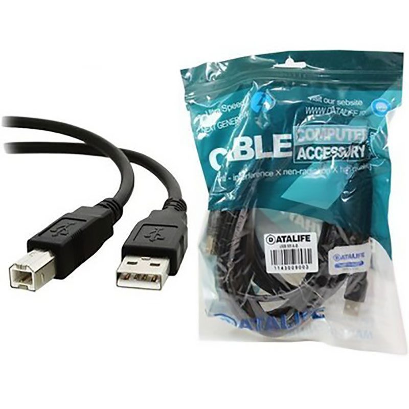 datalife-printer-cable-1.5m-01 کابل 1.5متری پرینتر ضخیم دیتالایف Datalife — تصویر 2