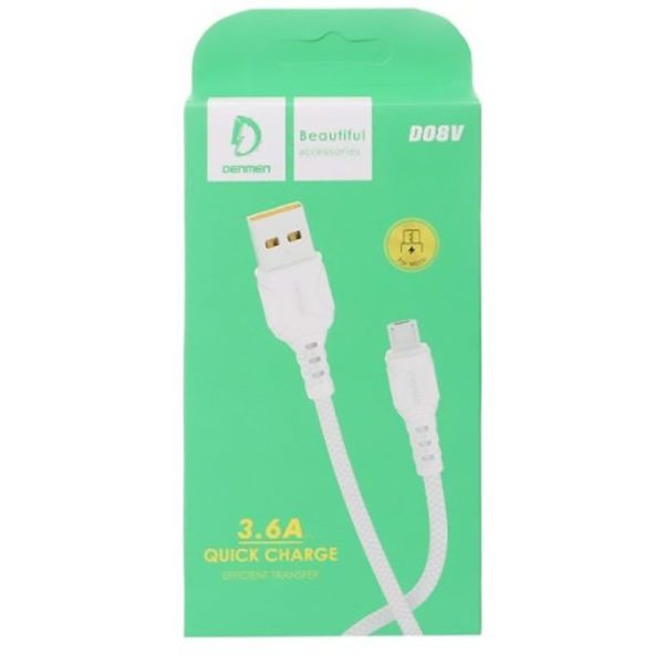 کابل تبدیل USB به microUSB دنمن مدل D08V طول 1 متر — تصویر 2