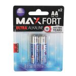 باطری قلمی اولترا آلکالاین مکس فورت ا MAXFORT ULTRA ALKALINE BATTERY کد 4850