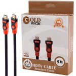 کابل Gold Oscar HDMI V2.0 4K 5m ا Gold Oscar HDMI V2.0 4K 5m Cable — تصویر 3