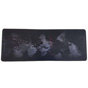 ماوس پد طرح نقشه Grey Globe ا 40*90 Grey Globe Gaming Mat — تصویر 2