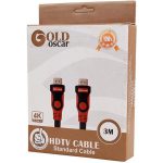 کابل HDMI V2.0 4K گلد اسکار به طول 1.5 متر ا Gold Oscar HDMI V2.0 4K 1.5m Cable — تصویر 2