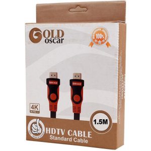 کابل HDMI V2.0 4K گلد اسکار به طول 1.5 متر ا Gold Oscar HDMI V2.0 4K 1.5m Cable