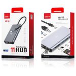 هاب USB-C هیسکا 11 پورت مدل HR-55 ا Hiska USB-C Hub HR-55 with 11 Ports