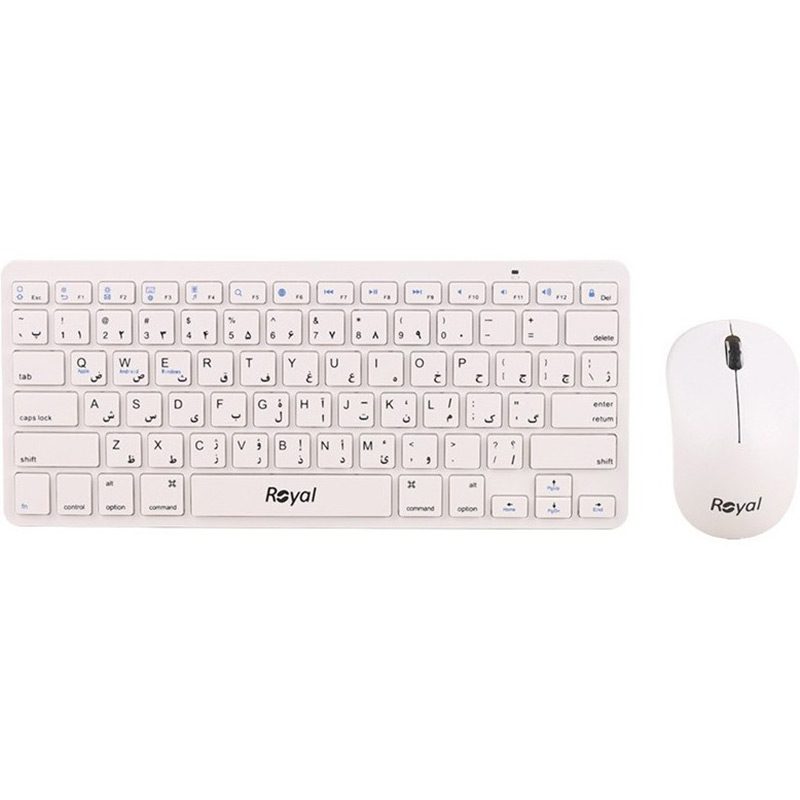 Royal-R-KM915-wireless-keyboard-and-mouse-combo-01 کیبورد و ماوس بی سیم رویال مدل R-KM915 ا Royal R-KM915 wireless keyboard and mouse combo — تصویر 3