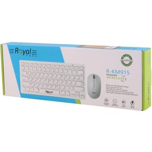 کیبورد و ماوس بی سیم رویال مدل R-KM915 ا Royal R-KM915 wireless keyboard and mouse combo — تصویر 2